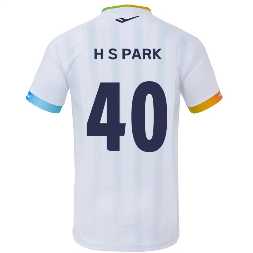 Danxen Kinder Seong-Hun Park #40 Weiß Blau Auswärtstrikot Trikot 2024/25 T-Shirt Schweiz