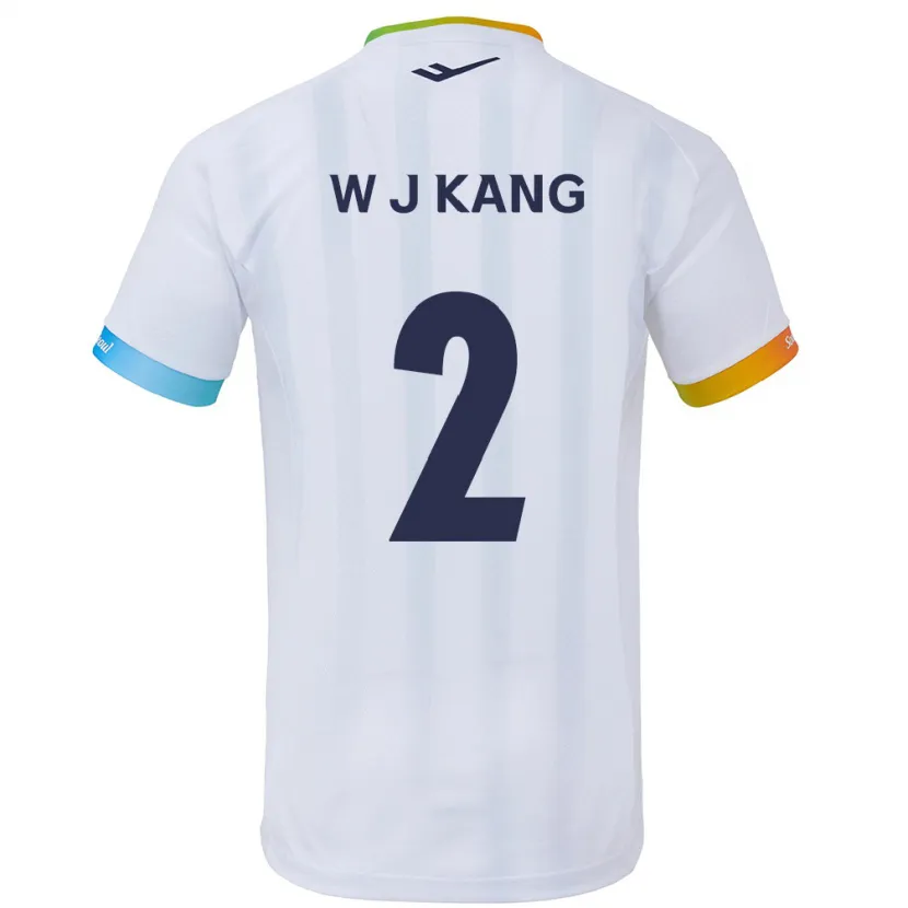 Danxen Kinder Jae-Won Kang #2 Weiß Blau Auswärtstrikot Trikot 2024/25 T-Shirt Schweiz