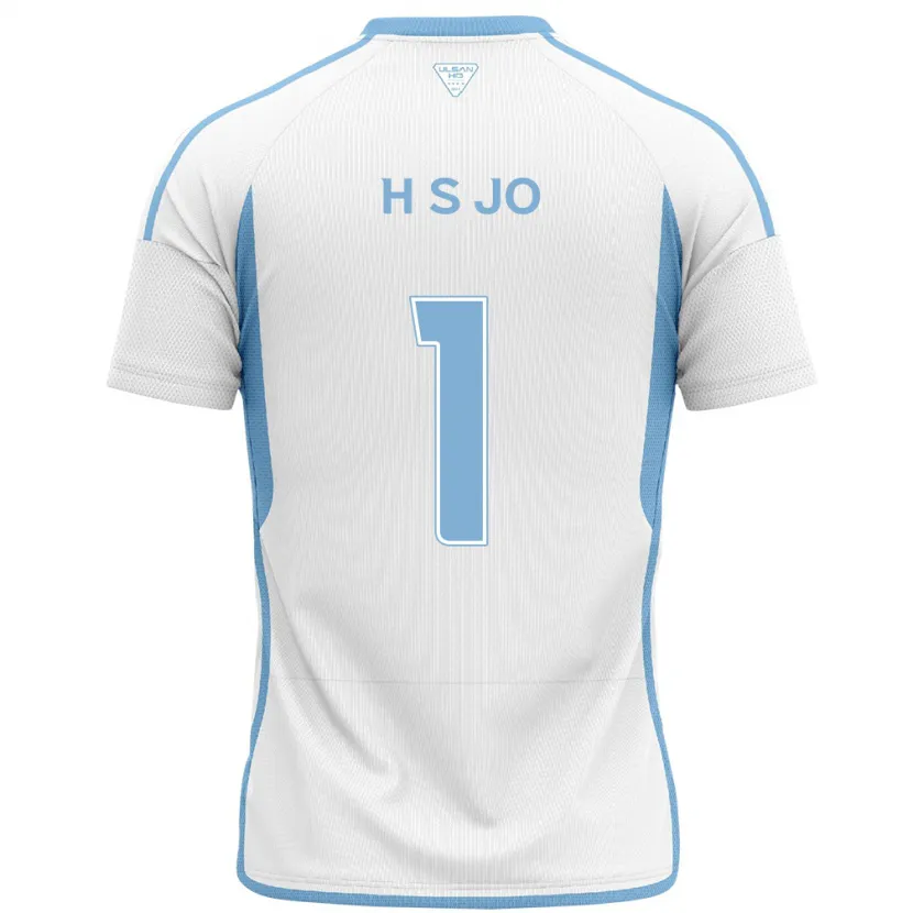 Danxen Kinder Su-Hyeok Jo #1 Weiß Blau Auswärtstrikot Trikot 2024/25 T-Shirt Schweiz