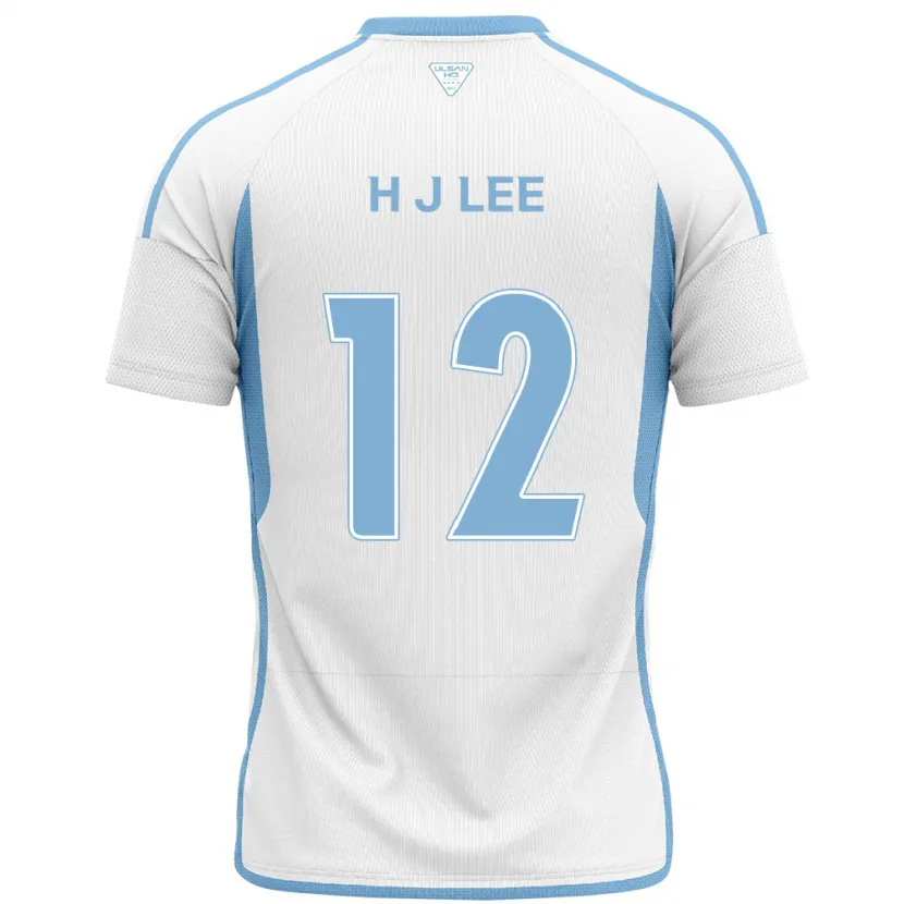 Danxen Kinder Jae-Hyung Lee #12 Weiß Blau Auswärtstrikot Trikot 2024/25 T-Shirt Schweiz