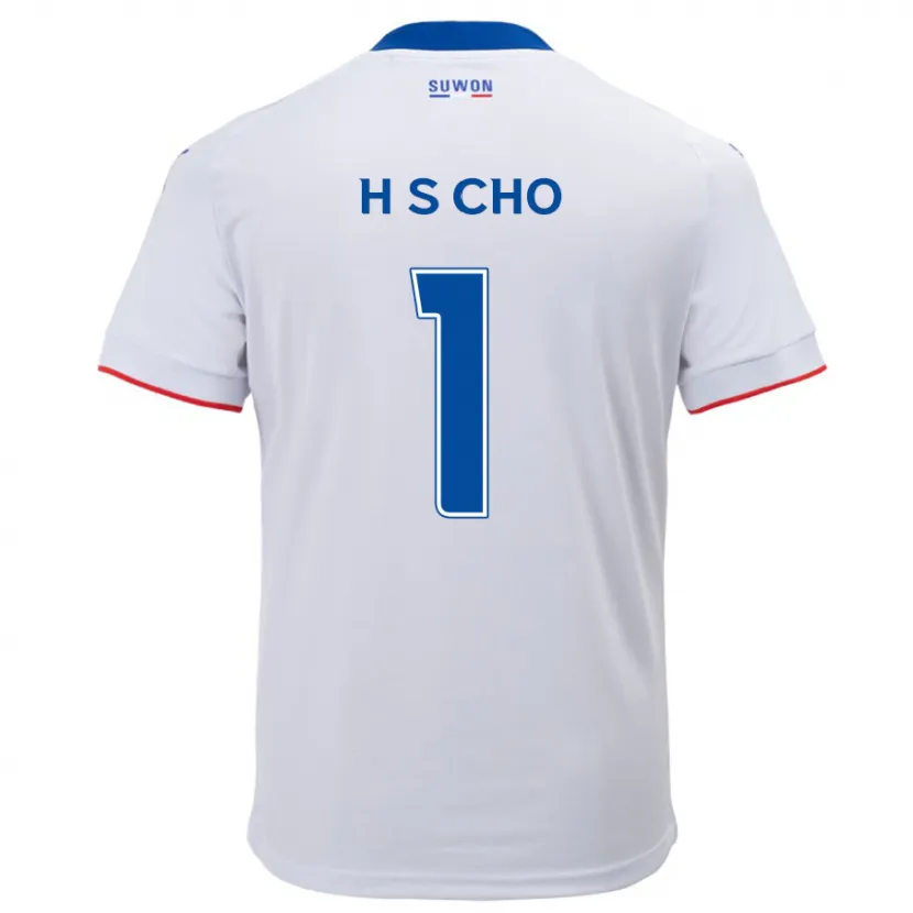 Danxen Kinder Sung-Hoon Cho #1 Weiß Blau Auswärtstrikot Trikot 2024/25 T-Shirt Schweiz