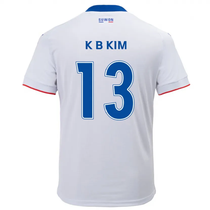 Danxen Kinder Bo-Kyung Kim #13 Weiß Blau Auswärtstrikot Trikot 2024/25 T-Shirt Schweiz