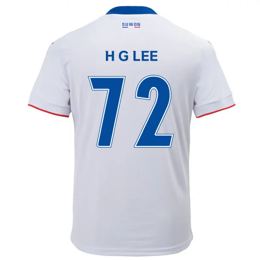 Danxen Kinder Geon-Hee Lee #72 Weiß Blau Auswärtstrikot Trikot 2024/25 T-Shirt Schweiz