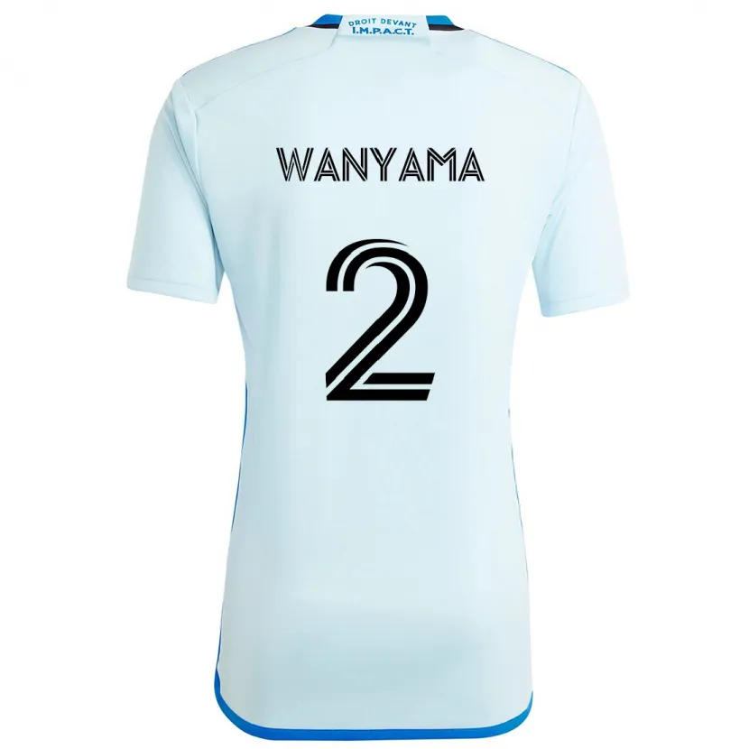 Danxen Kinder Victor Wanyama #2 Eisblau Auswärtstrikot Trikot 2024/25 T-Shirt Schweiz