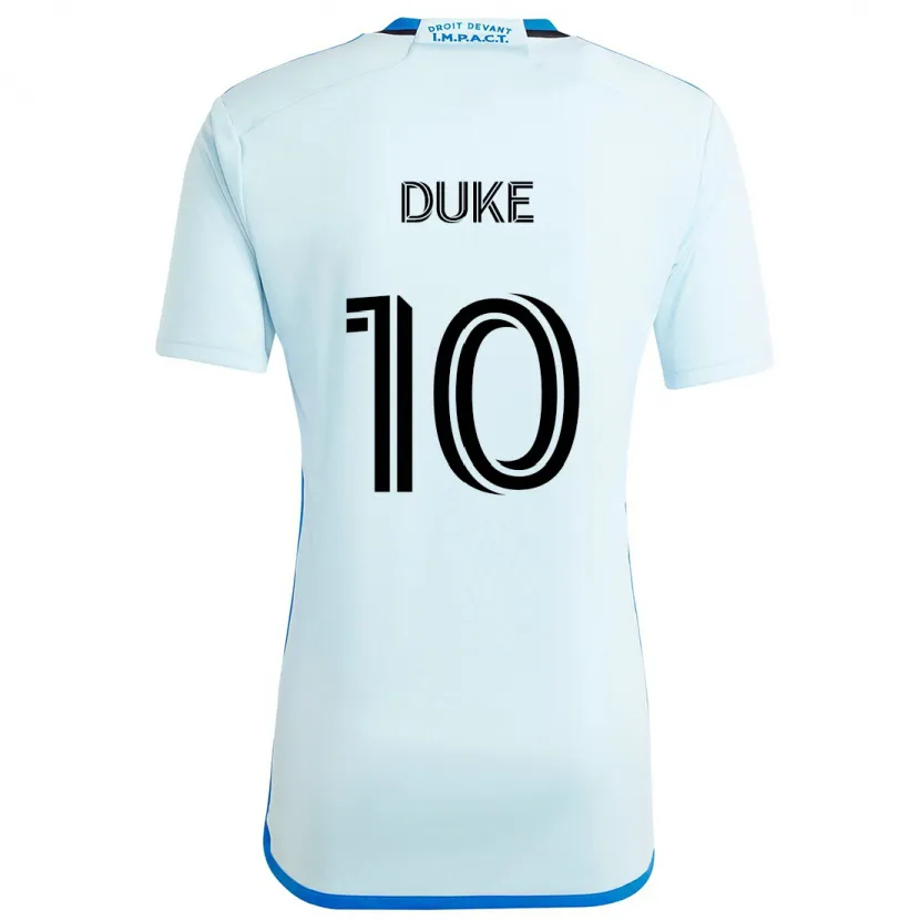 Danxen Kinder Bryce Duke #10 Eisblau Auswärtstrikot Trikot 2024/25 T-Shirt Schweiz