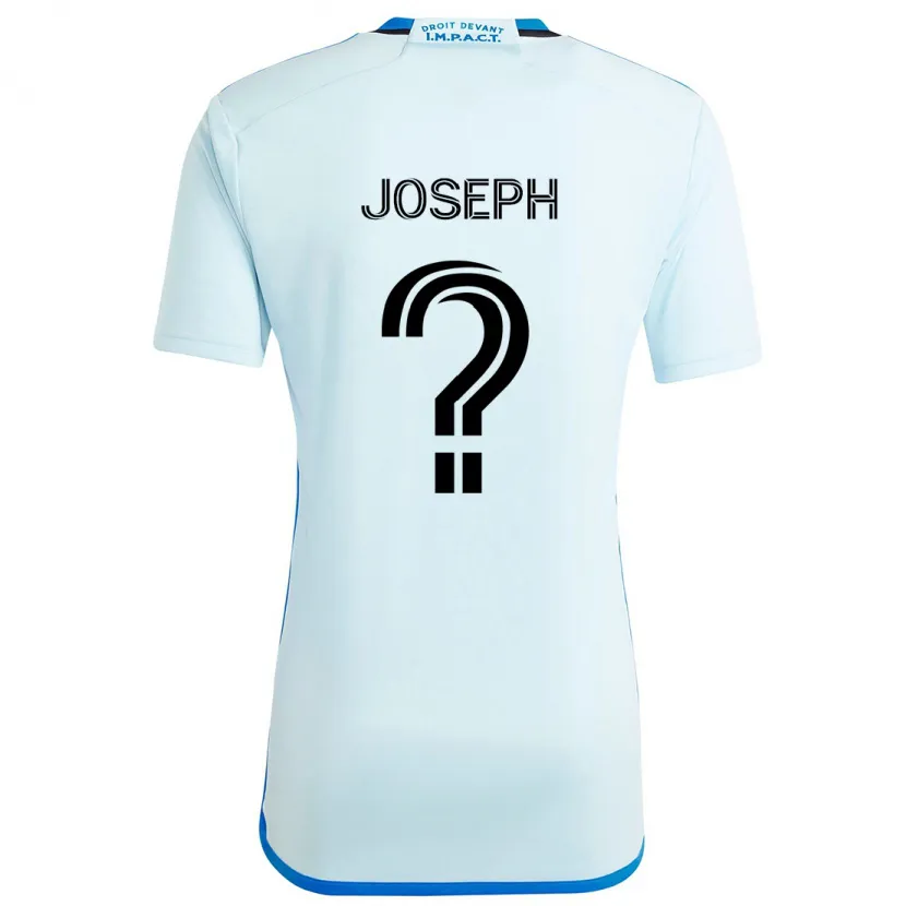 Danxen Kinder Sebastien Joseph #0 Eisblau Auswärtstrikot Trikot 2024/25 T-Shirt Schweiz