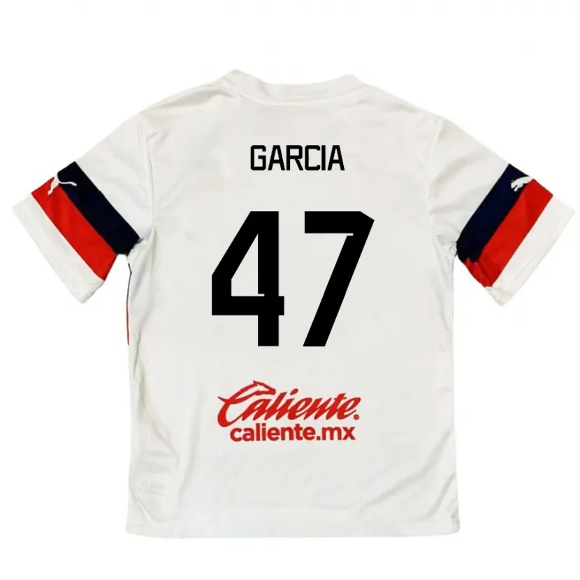 Danxen Kinder Gael García #47 Weiß Rot Auswärtstrikot Trikot 2024/25 T-Shirt Schweiz