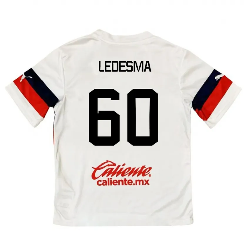 Danxen Kinder Luis Ledesma #60 Weiß Rot Auswärtstrikot Trikot 2024/25 T-Shirt Schweiz