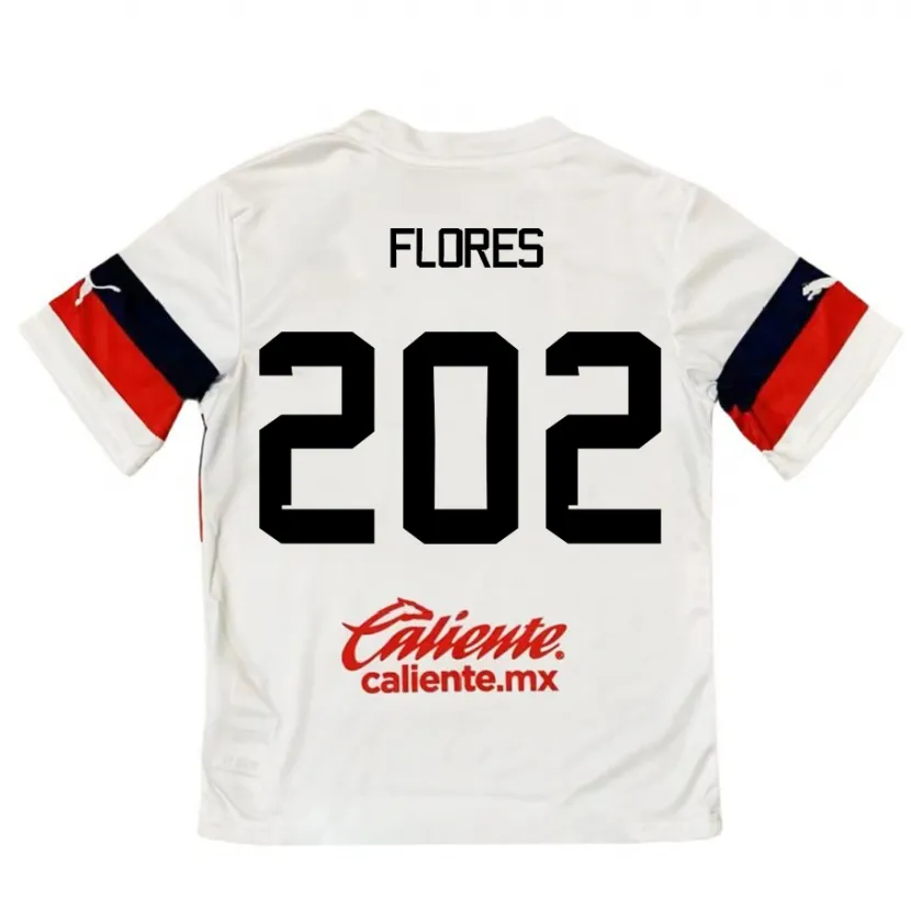 Danxen Kinder Daniel Flores #202 Weiß Rot Auswärtstrikot Trikot 2024/25 T-Shirt Schweiz