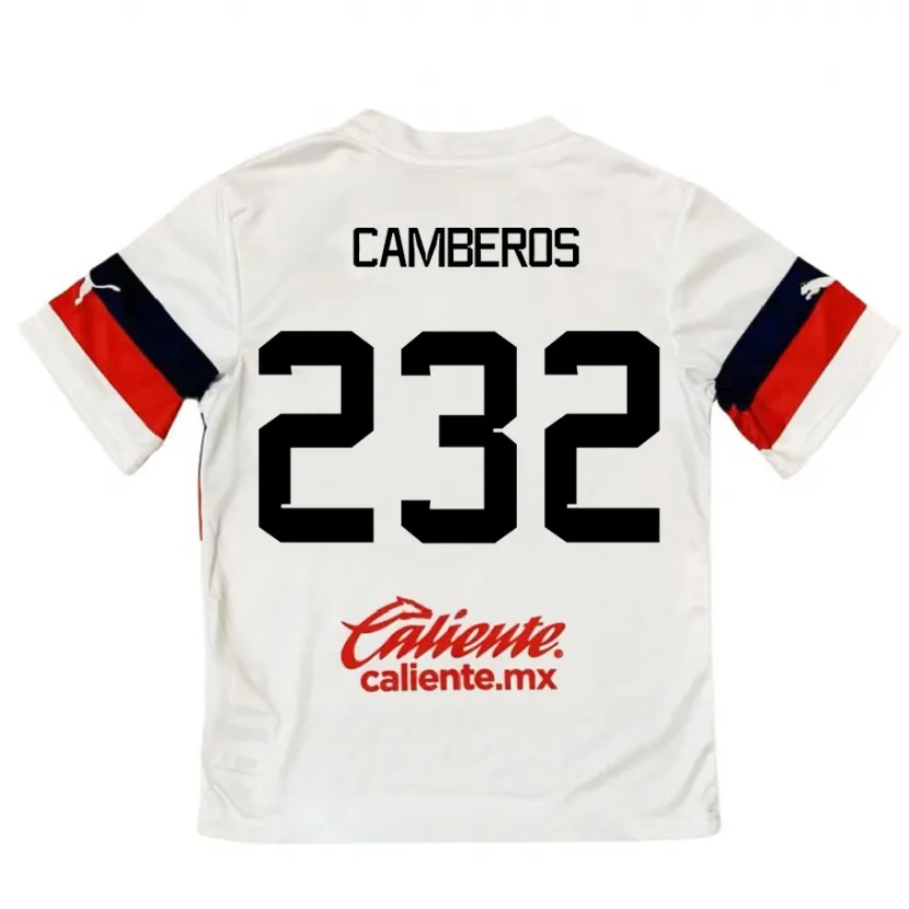 Danxen Kinder Hugo Camberos #232 Weiß Rot Auswärtstrikot Trikot 2024/25 T-Shirt Schweiz