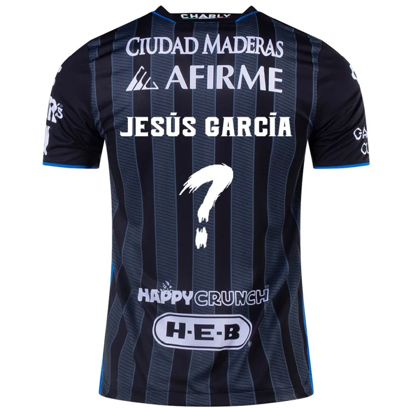 Danxen Kinder Jesús García #0 Weiß Schwarz Auswärtstrikot Trikot 2024/25 T-Shirt Schweiz