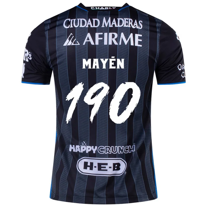 Danxen Kinder Eduardo Mayén #190 Weiß Schwarz Auswärtstrikot Trikot 2024/25 T-Shirt Schweiz