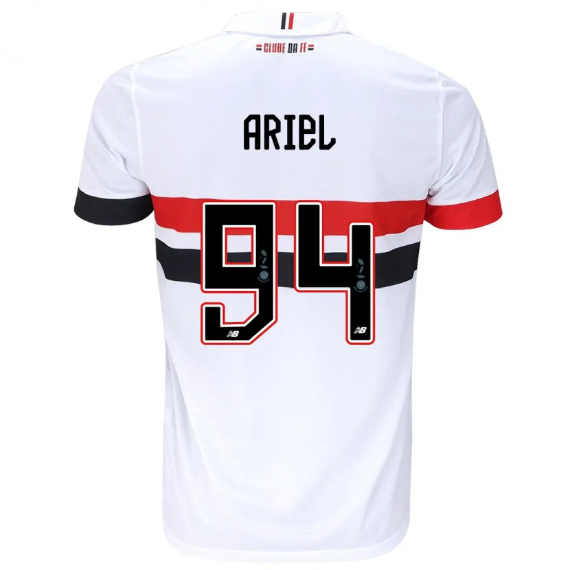 Danxen Herren Ariel #94 Weiß Rot Schwarz Heimtrikot Trikot 2024/25 T-Shirt Schweiz