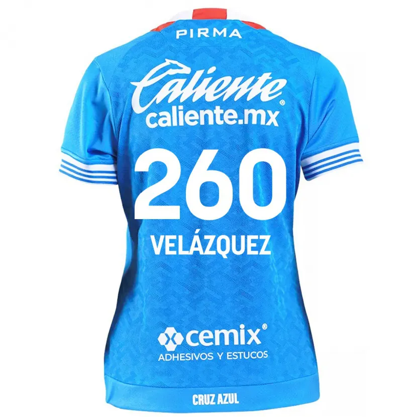 Danxen Herren Víctor Velázquez #260 Himmelblau Heimtrikot Trikot 2024/25 T-Shirt Schweiz