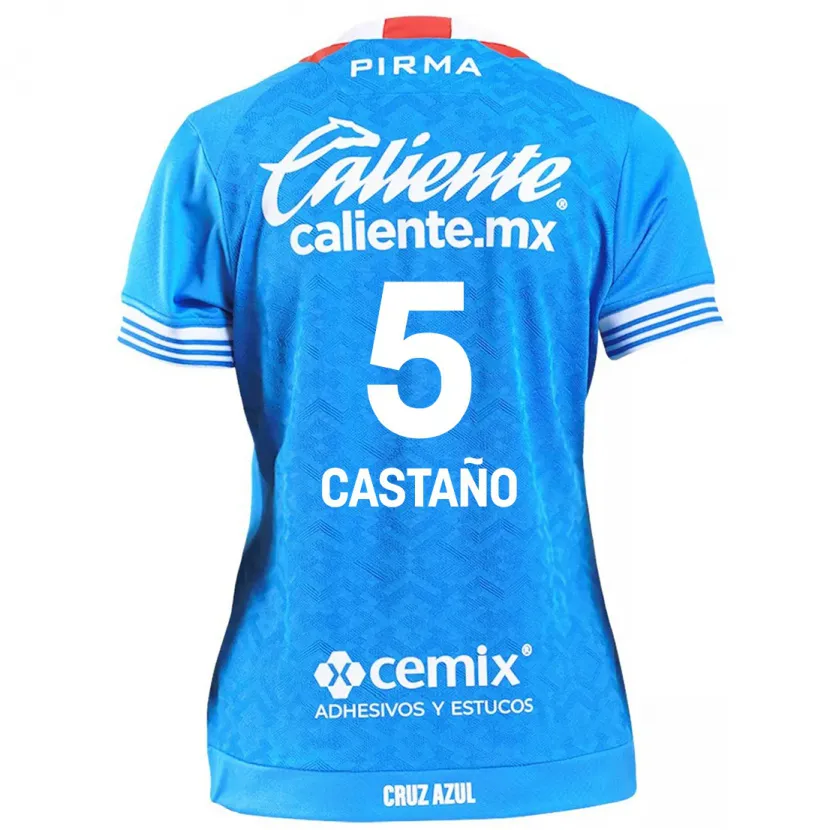 Danxen Herren Kevin Castaño #5 Himmelblau Heimtrikot Trikot 2024/25 T-Shirt Schweiz