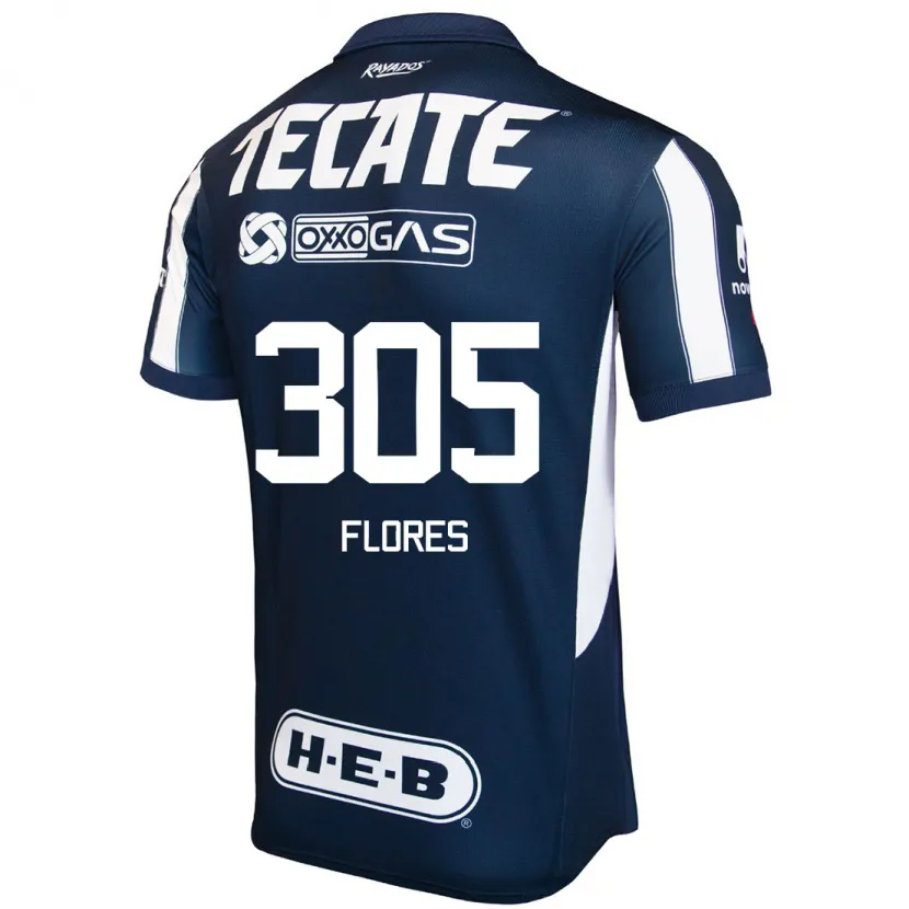 Danxen Herren Santiago Flores #305 Blau Rot Weiß Heimtrikot Trikot 2024/25 T-Shirt Schweiz