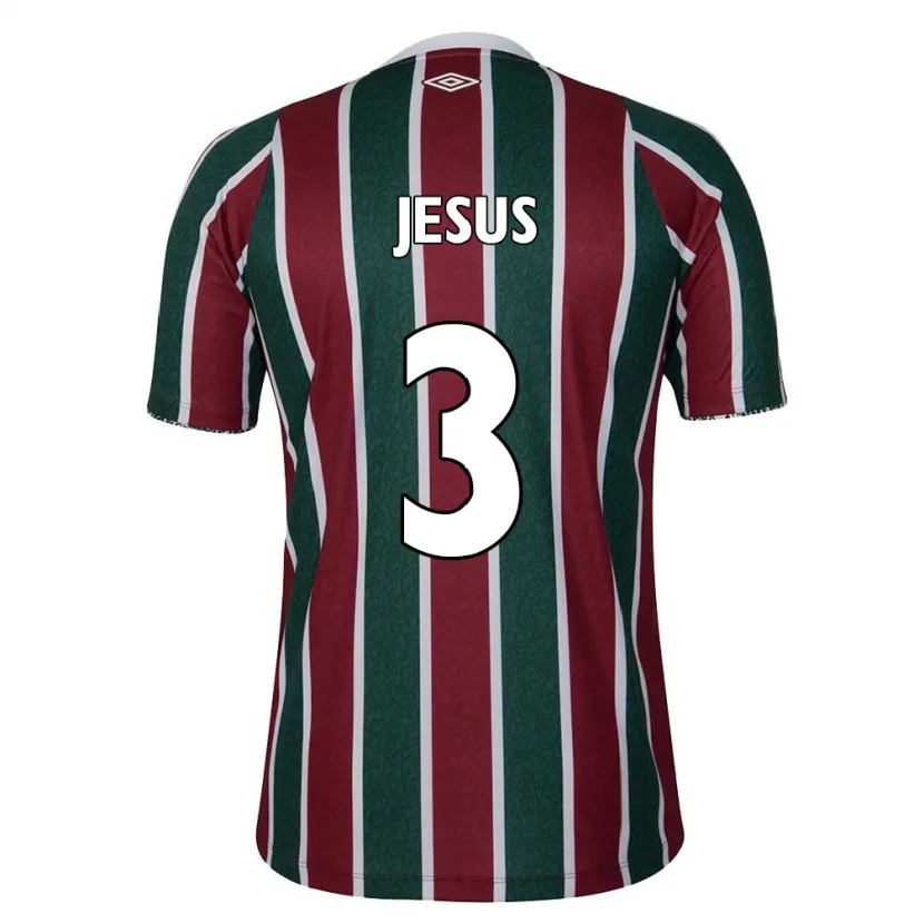 Danxen Herren Alexandre Jesus #3 Grün Kastanienbraun Weiß Heimtrikot Trikot 2024/25 T-Shirt Schweiz