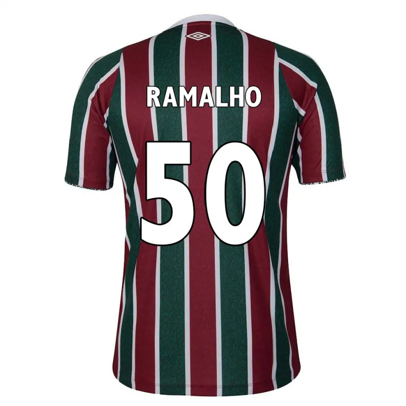 Danxen Herren Gustavo Ramalho #50 Grün Kastanienbraun Weiß Heimtrikot Trikot 2024/25 T-Shirt Schweiz