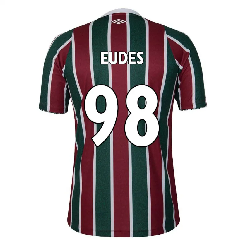 Danxen Herren Vitor Eudes #98 Grün Kastanienbraun Weiß Heimtrikot Trikot 2024/25 T-Shirt Schweiz