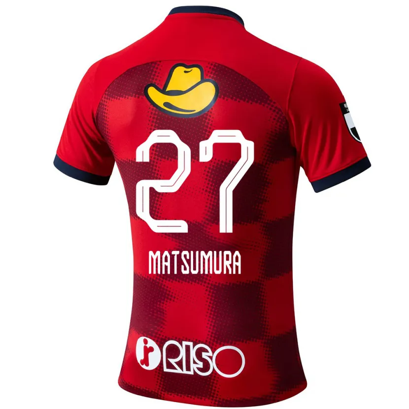 Danxen Herren Yuta Matsumura #27 Rot Blau Weiß Heimtrikot Trikot 2024/25 T-Shirt Schweiz