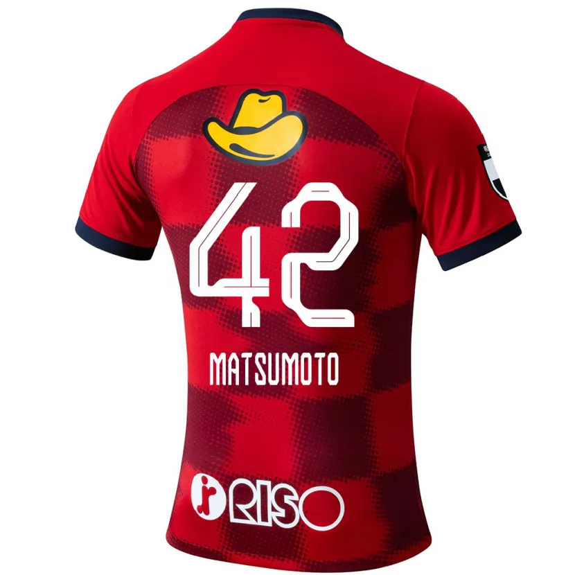 Danxen Herren Haruto Matsumoto #42 Rot Blau Weiß Heimtrikot Trikot 2024/25 T-Shirt Schweiz