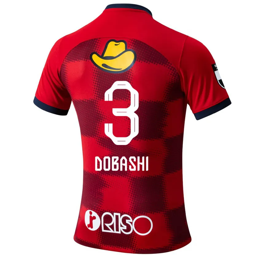 Danxen Herren Ryunosuke Dobashi #3 Rot Blau Weiß Heimtrikot Trikot 2024/25 T-Shirt Schweiz