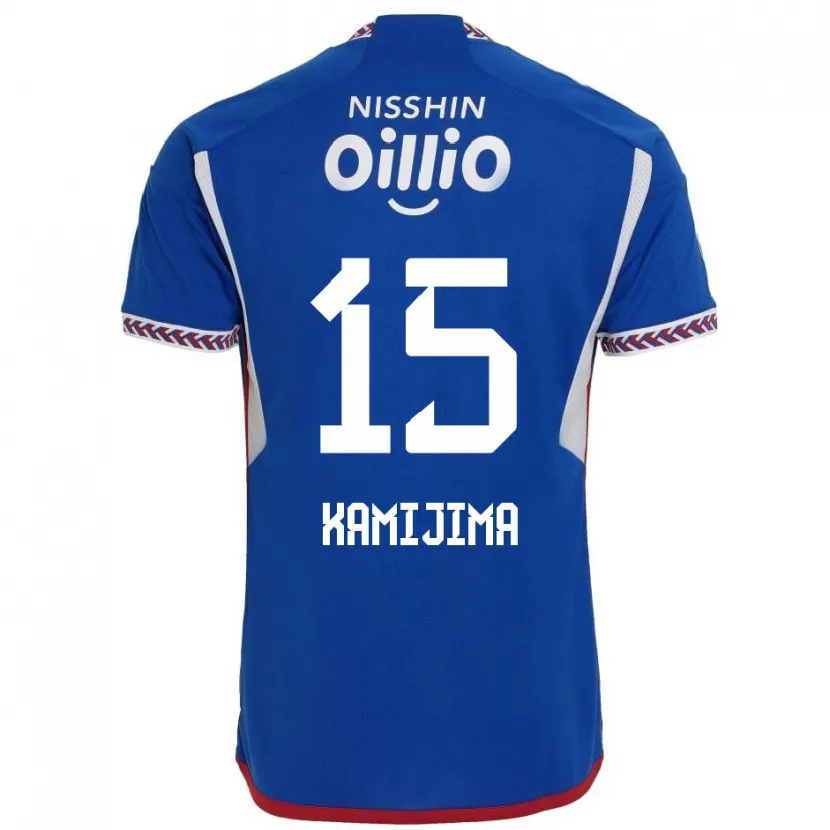 Danxen Herren Takumi Kamijima #15 Blau Weiß Rot Heimtrikot Trikot 2024/25 T-Shirt Schweiz