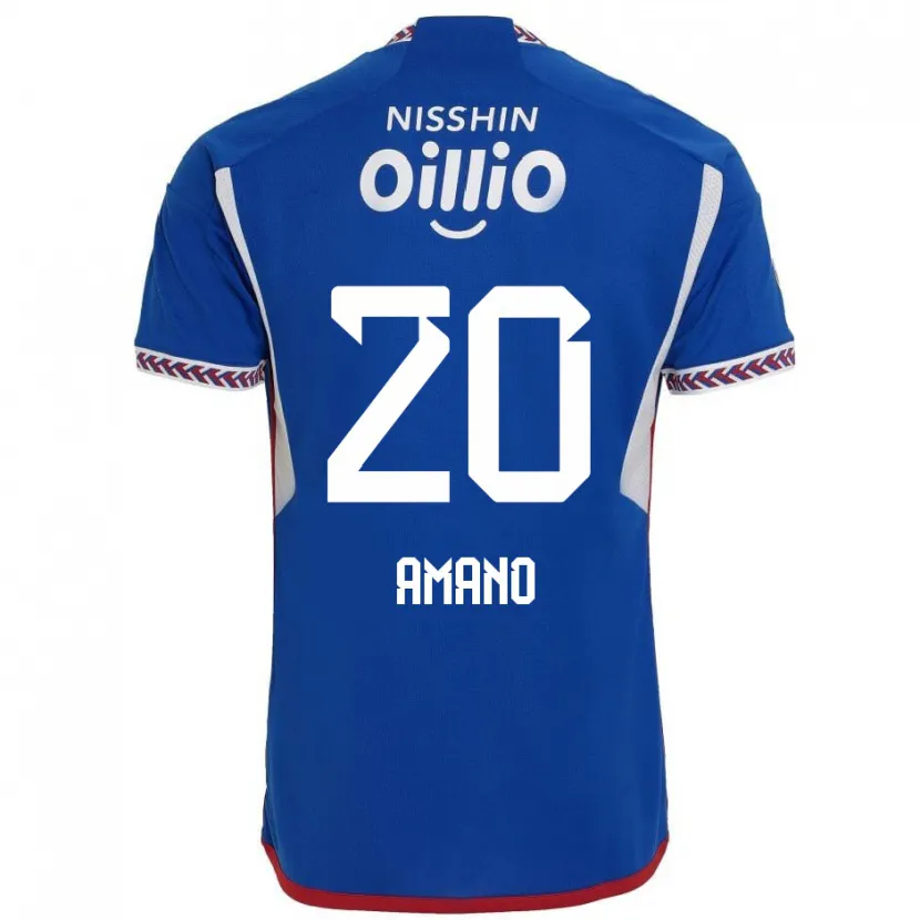 Danxen Herren Jun Amano #20 Blau Weiß Rot Heimtrikot Trikot 2024/25 T-Shirt Schweiz