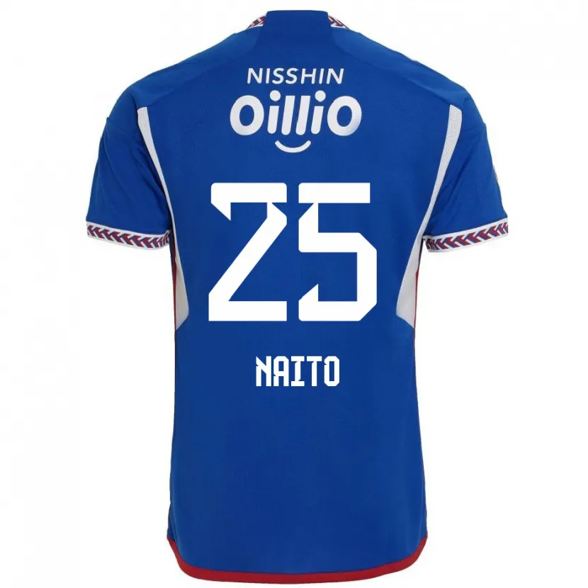 Danxen Herren Kiyomu Naito #25 Blau Weiß Rot Heimtrikot Trikot 2024/25 T-Shirt Schweiz