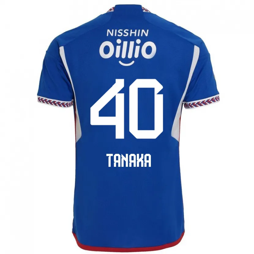 Danxen Herren Hiei Tanaka #40 Blau Weiß Rot Heimtrikot Trikot 2024/25 T-Shirt Schweiz