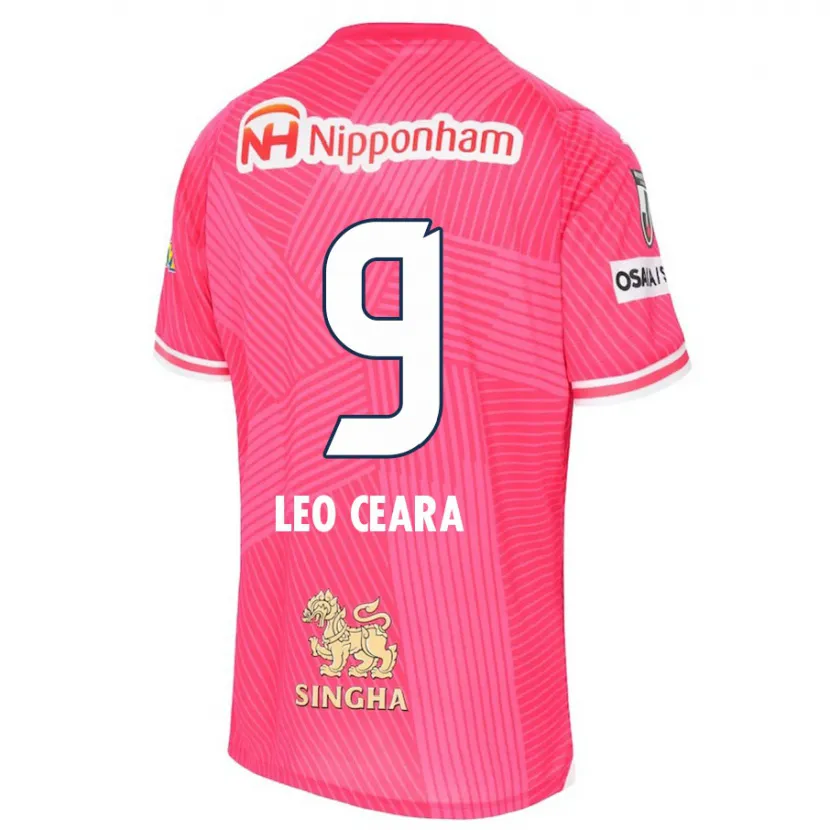 Danxen Herren Léo Ceará #9 Rosa Weiß Heimtrikot Trikot 2024/25 T-Shirt Schweiz