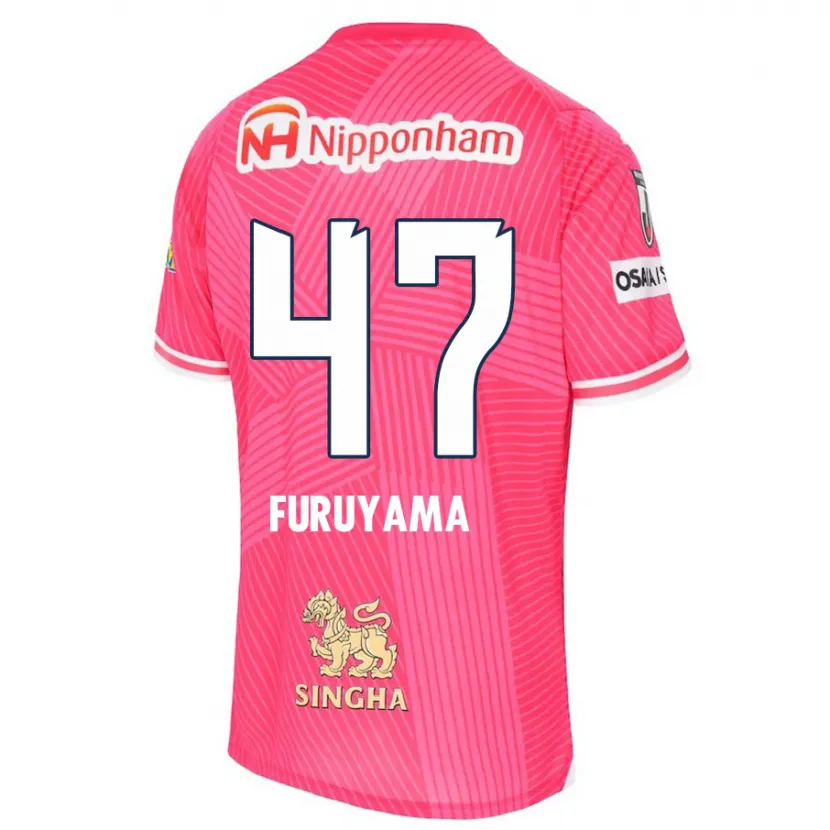 Danxen Herren Kengo Furuyama #47 Rosa Weiß Heimtrikot Trikot 2024/25 T-Shirt Schweiz