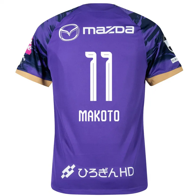 Danxen Herren Makoto Mitsuta #11 Lila Weiß Heimtrikot Trikot 2024/25 T-Shirt Schweiz