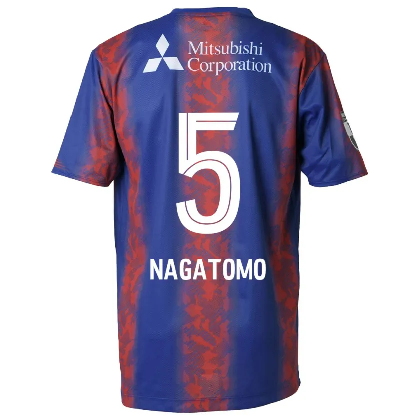 Danxen Herren Yuto Nagatomo #5 Blau Rot Heimtrikot Trikot 2024/25 T-Shirt Schweiz