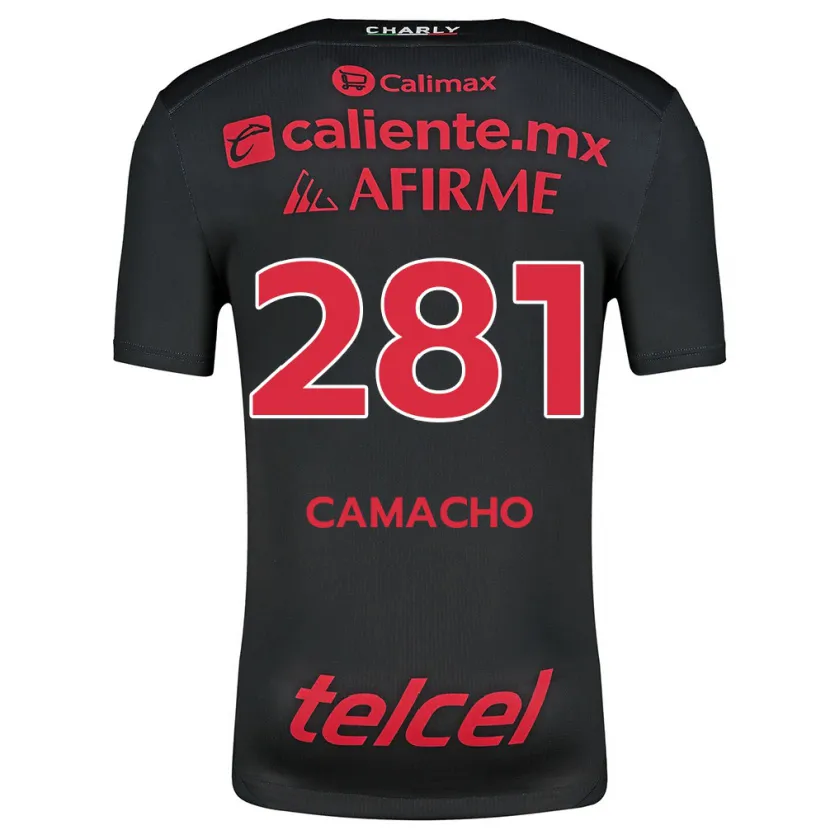 Danxen Herren Javier Camacho #281 Schwarz Rot Heimtrikot Trikot 2024/25 T-Shirt Schweiz