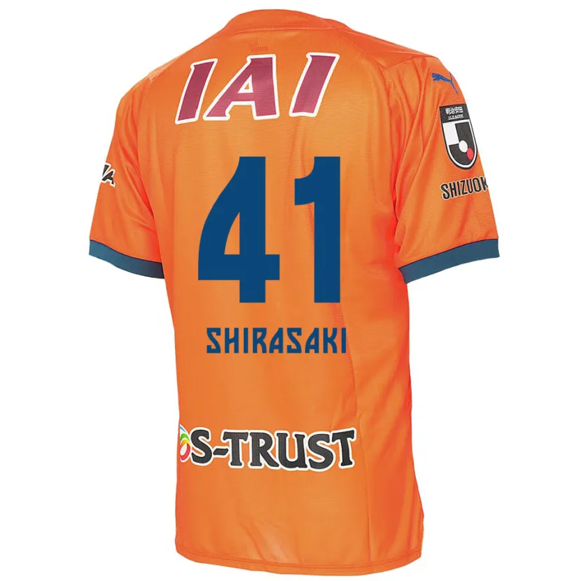 Danxen Herren Ryohei Shirasaki #41 Orange Blau Heimtrikot Trikot 2024/25 T-Shirt Schweiz