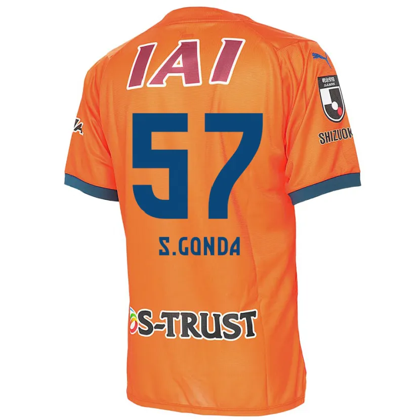 Danxen Herren Shuichi Gonda #57 Orange Blau Heimtrikot Trikot 2024/25 T-Shirt Schweiz