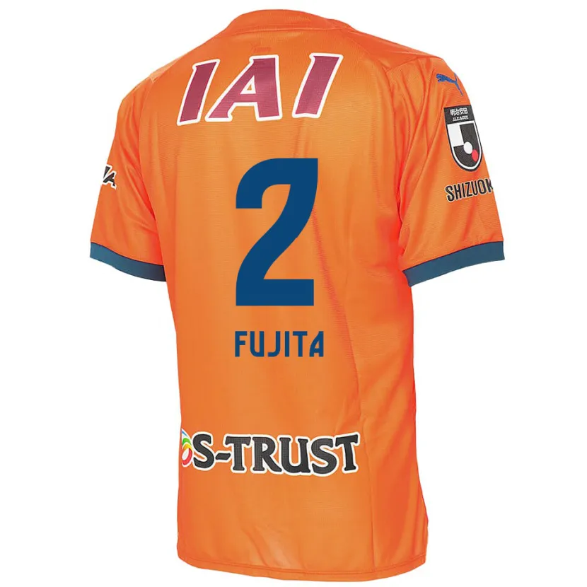 Danxen Herren Shunsuke Fujita #2 Orange Blau Heimtrikot Trikot 2024/25 T-Shirt Schweiz