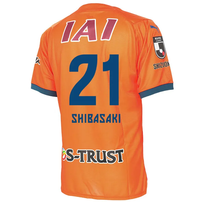 Danxen Herren Kaito Shibasaki #21 Orange Blau Heimtrikot Trikot 2024/25 T-Shirt Schweiz