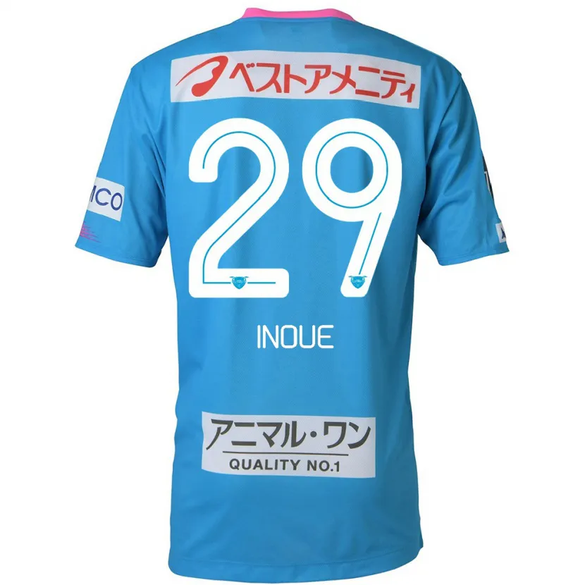 Danxen Herren Taisei Inoue #29 Blau Rosa Heimtrikot Trikot 2024/25 T-Shirt Schweiz