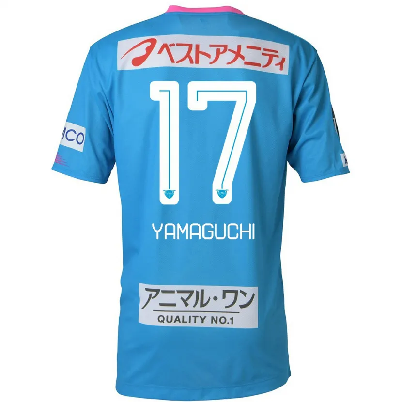 Danxen Herren Hikaru Yamaguchi #17 Blau Rosa Heimtrikot Trikot 2024/25 T-Shirt Schweiz