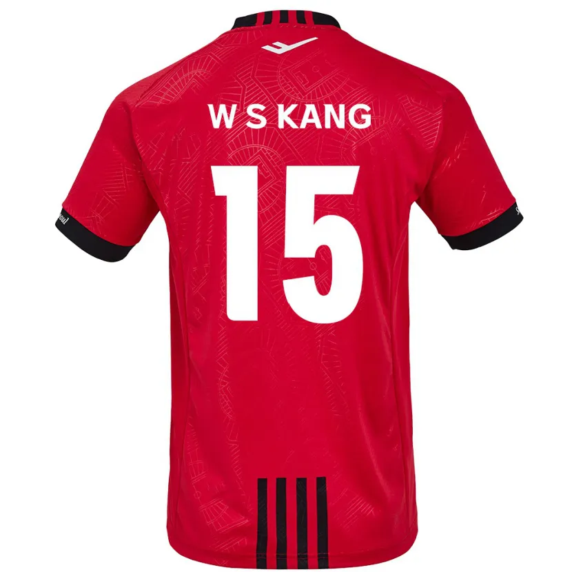 Danxen Herren Sang-Woo Kang #15 Rot Schwarz Heimtrikot Trikot 2024/25 T-Shirt Schweiz