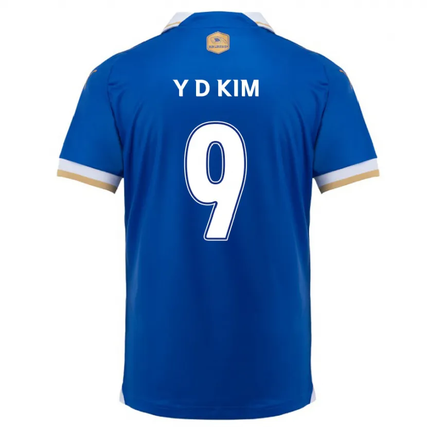 Danxen Herren Dong-Yeon Kim #9 Blau Weiss Heimtrikot Trikot 2024/25 T-Shirt Schweiz