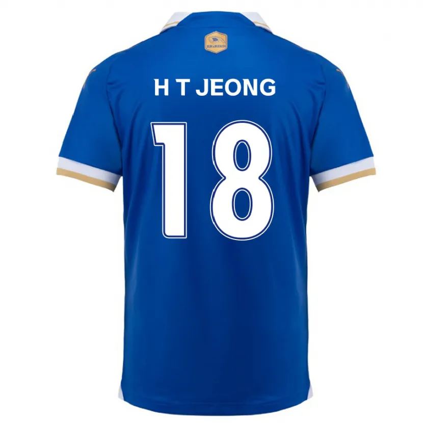 Danxen Herren Tae-Hwan Jeong #18 Blau Weiss Heimtrikot Trikot 2024/25 T-Shirt Schweiz