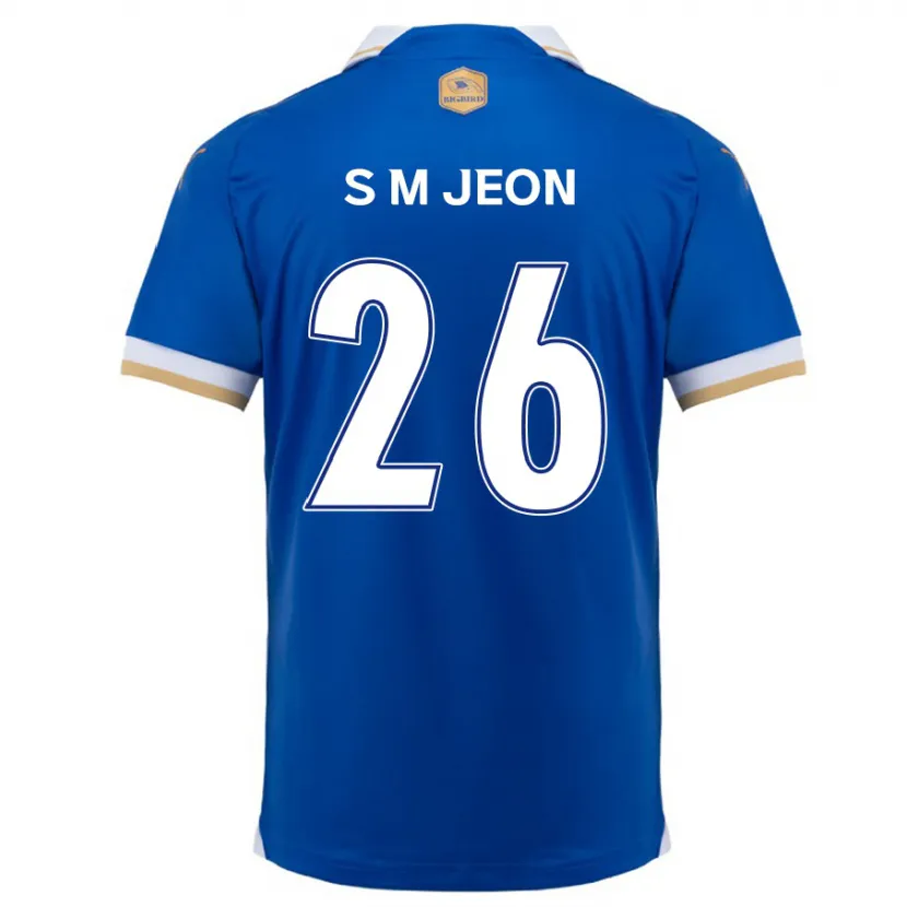 Danxen Herren Min-Seung Jeon #26 Blau Weiss Heimtrikot Trikot 2024/25 T-Shirt Schweiz