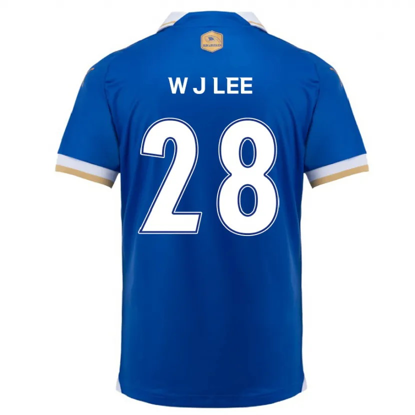 Danxen Herren Jun-Woo Lee #28 Blau Weiss Heimtrikot Trikot 2024/25 T-Shirt Schweiz