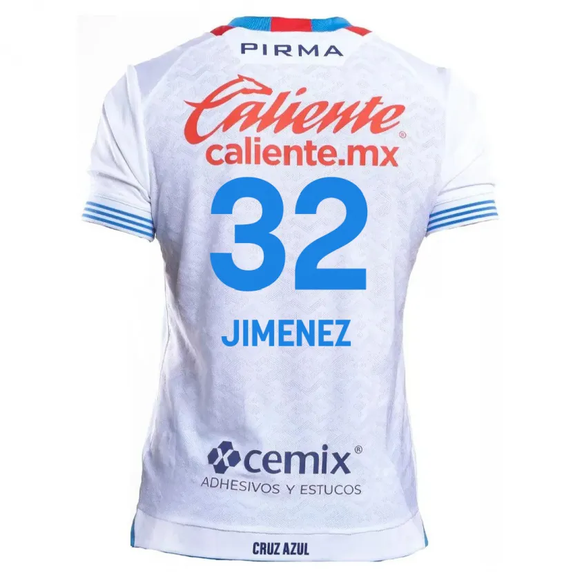 Danxen Herren Cristian Jiménez #32 Weiß Blau Auswärtstrikot Trikot 2024/25 T-Shirt Schweiz