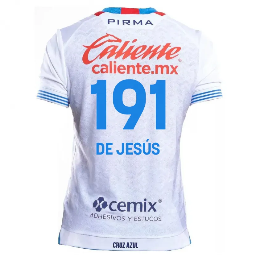 Danxen Herren Luis De Jesús #191 Weiß Blau Auswärtstrikot Trikot 2024/25 T-Shirt Schweiz