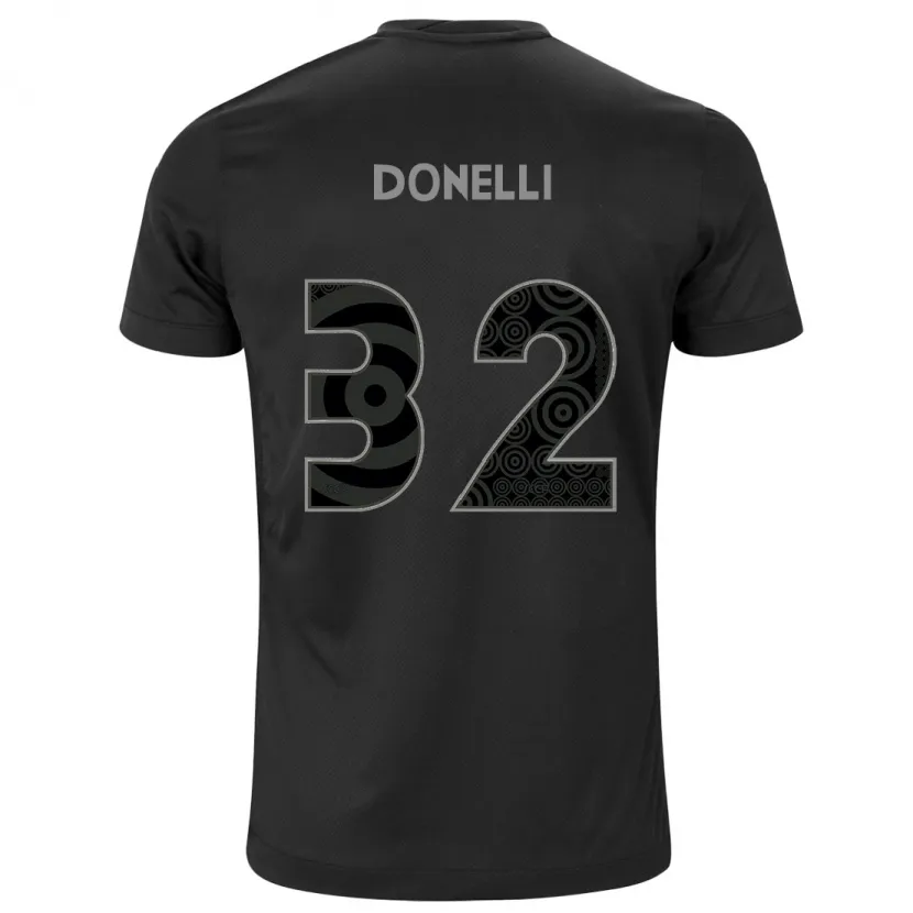 Danxen Herren Matheus Donelli #32 Schwarz Auswärtstrikot Trikot 2024/25 T-Shirt Schweiz