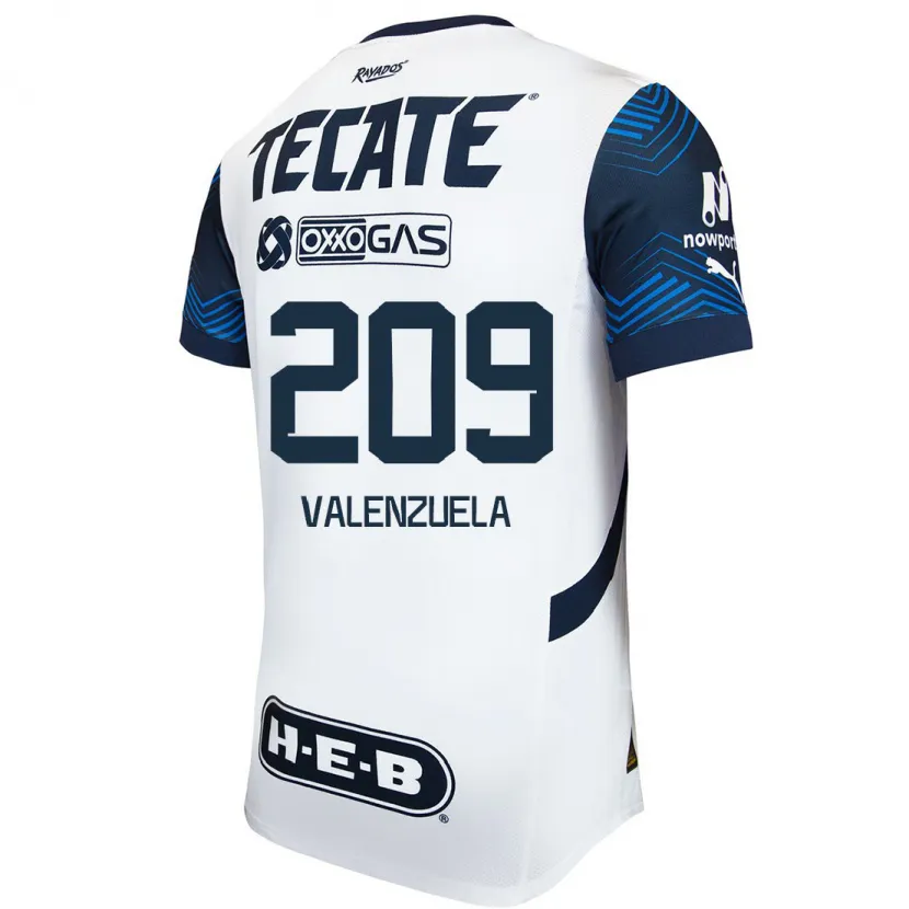 Danxen Herren Francisco Valenzuela #209 Weiß Blau Auswärtstrikot Trikot 2024/25 T-Shirt Schweiz